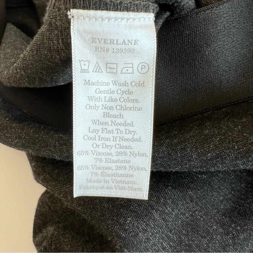 Everlane‎ The Stretch Ponte Side-Zip Pant Charcoal Gray - Picture 7 of 13